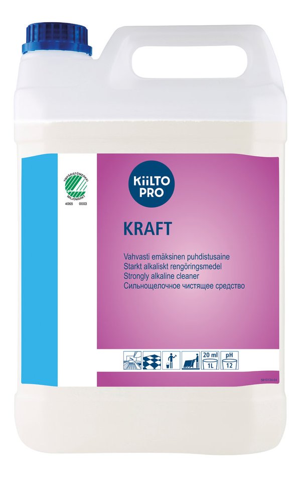 Kiilto Kraft 5 l, vahvasti emäksinen puhdistusaine