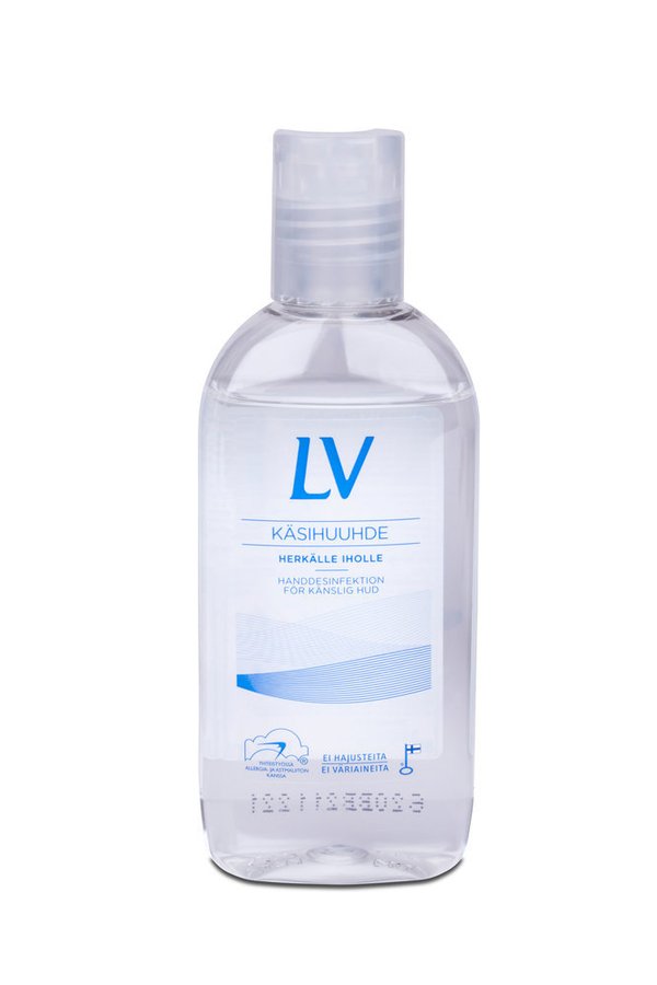 LV Käsihuuhde 100 ml pullo (12 kpl/lt) (pyöreäpullo)