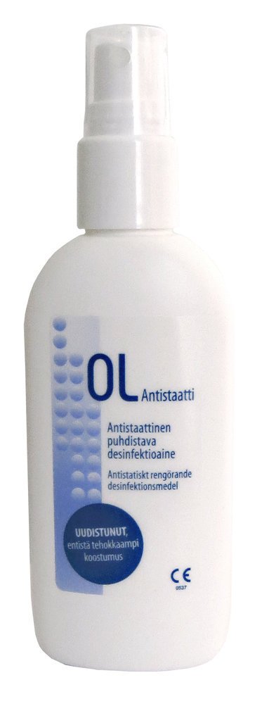 OL Antistaatti 100 ml suihkepullo, antistaattinen puhdistava desinfektioaine