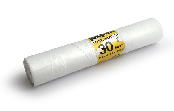 Roskakassi 30 l (valkoinen), 30 rll laatikossa, 0093
